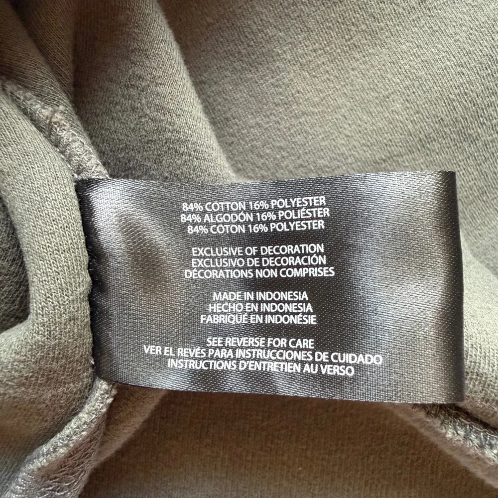 Banana Republic Mens XXL Olive Green Quarter Zip Pullover Sweatshirt Mock Neck
